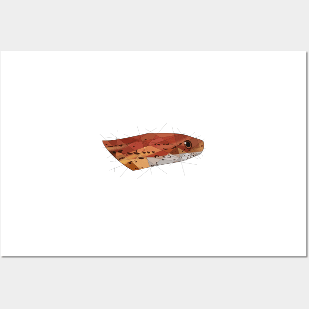 Corn Snake Wall Art by Blacklightco